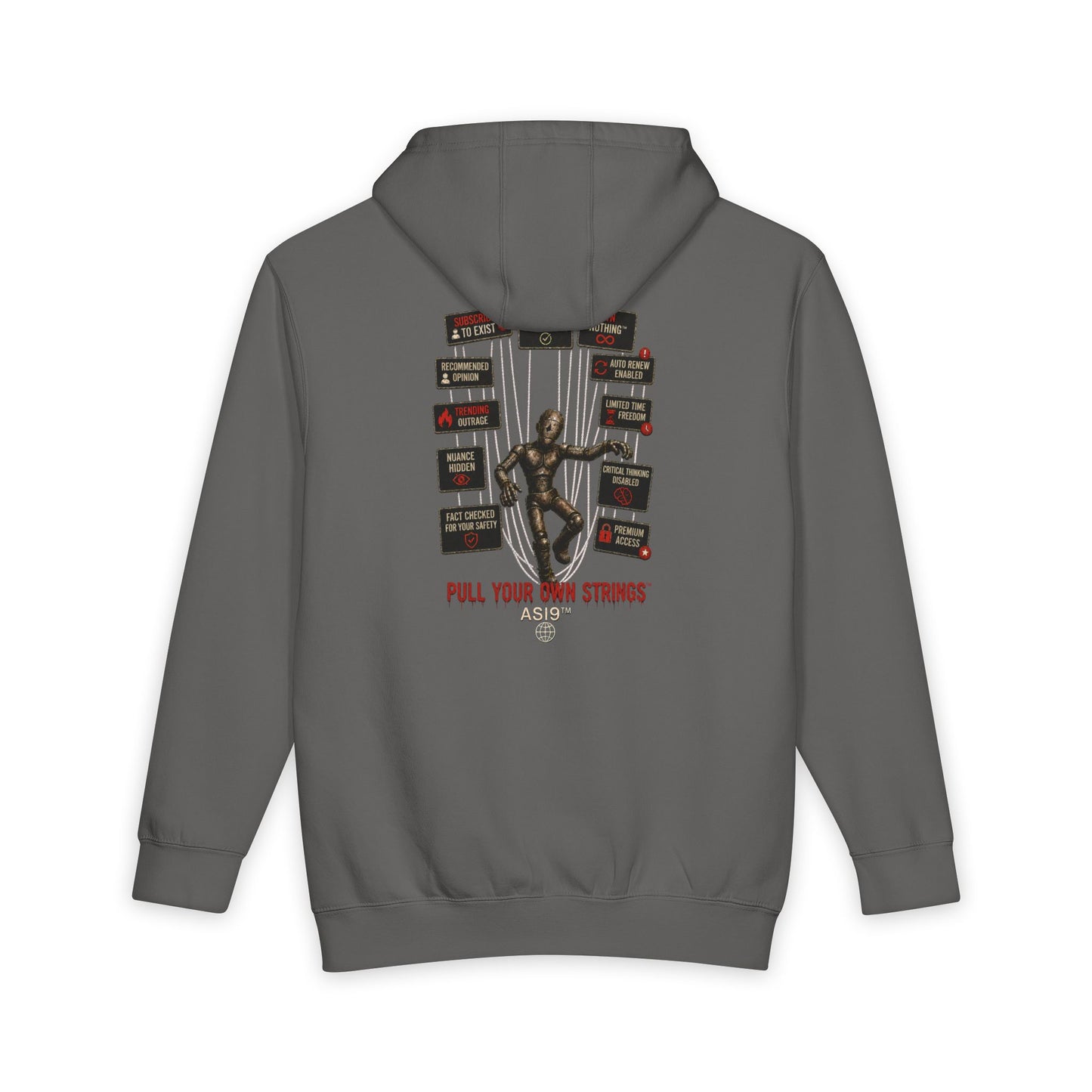 Control Systems: Pull Your Own Strings — Heavyweight Hoodie