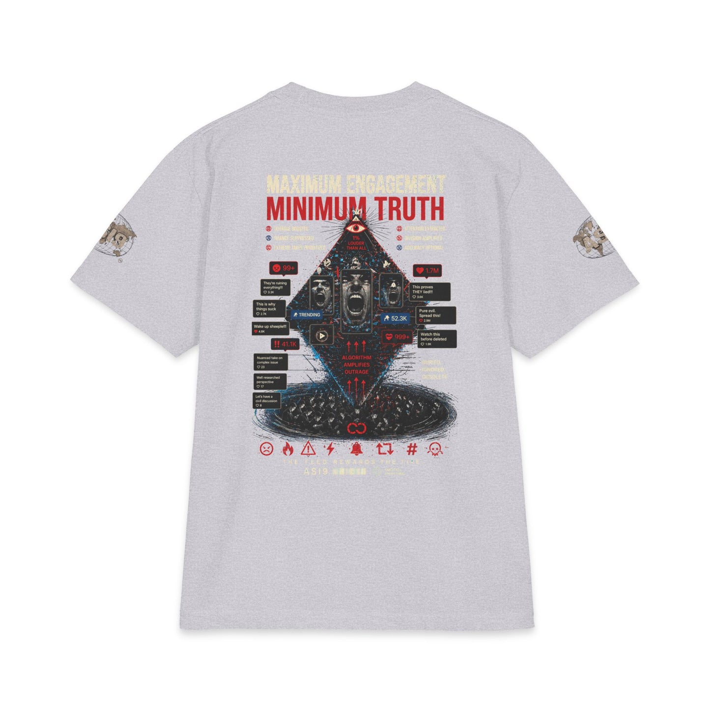 Algorithmic Rage Bait: Trending Outrage T-Shirt