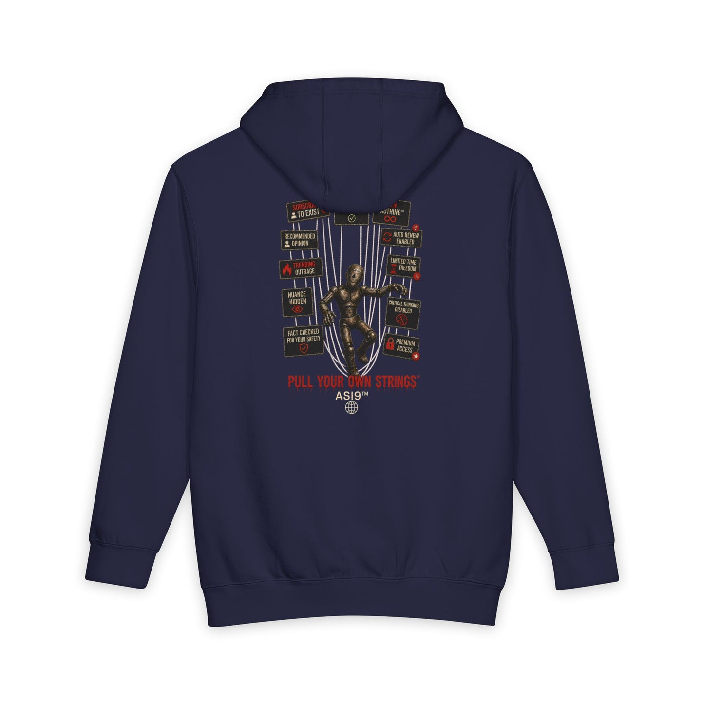 Control Systems: Pull Your Own Strings — Heavyweight Hoodie