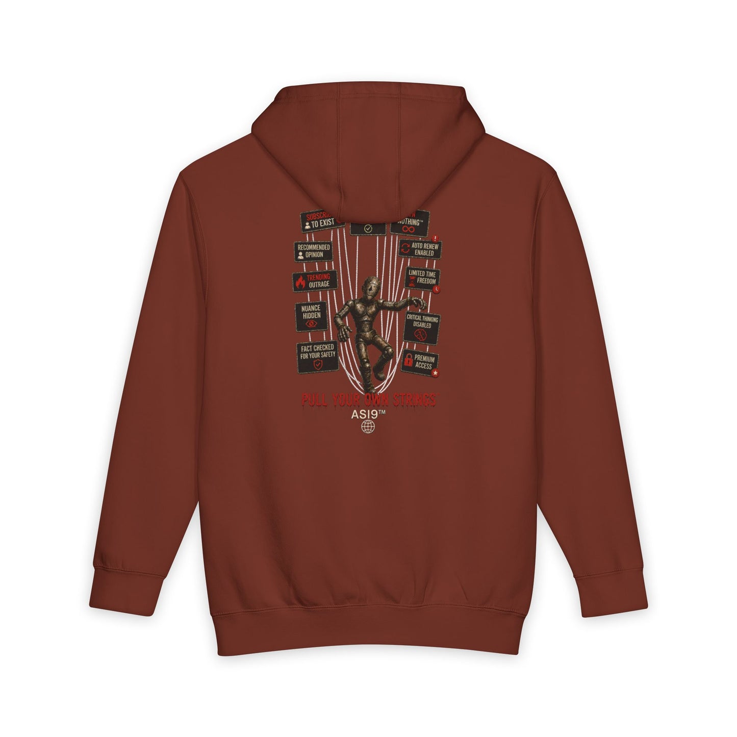 Control Systems: Pull Your Own Strings — Heavyweight Hoodie