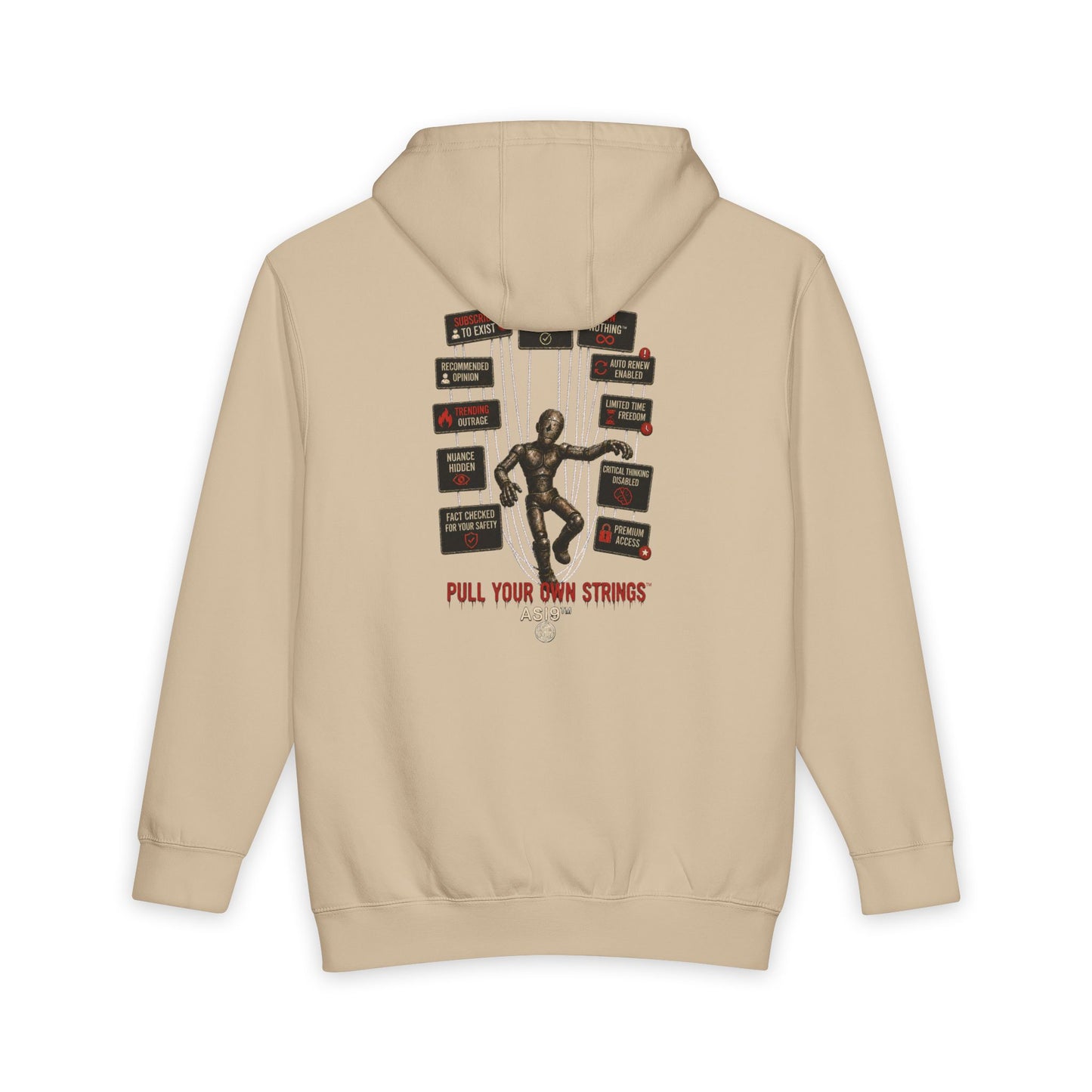 Control Systems: Pull Your Own Strings — Heavyweight Hoodie