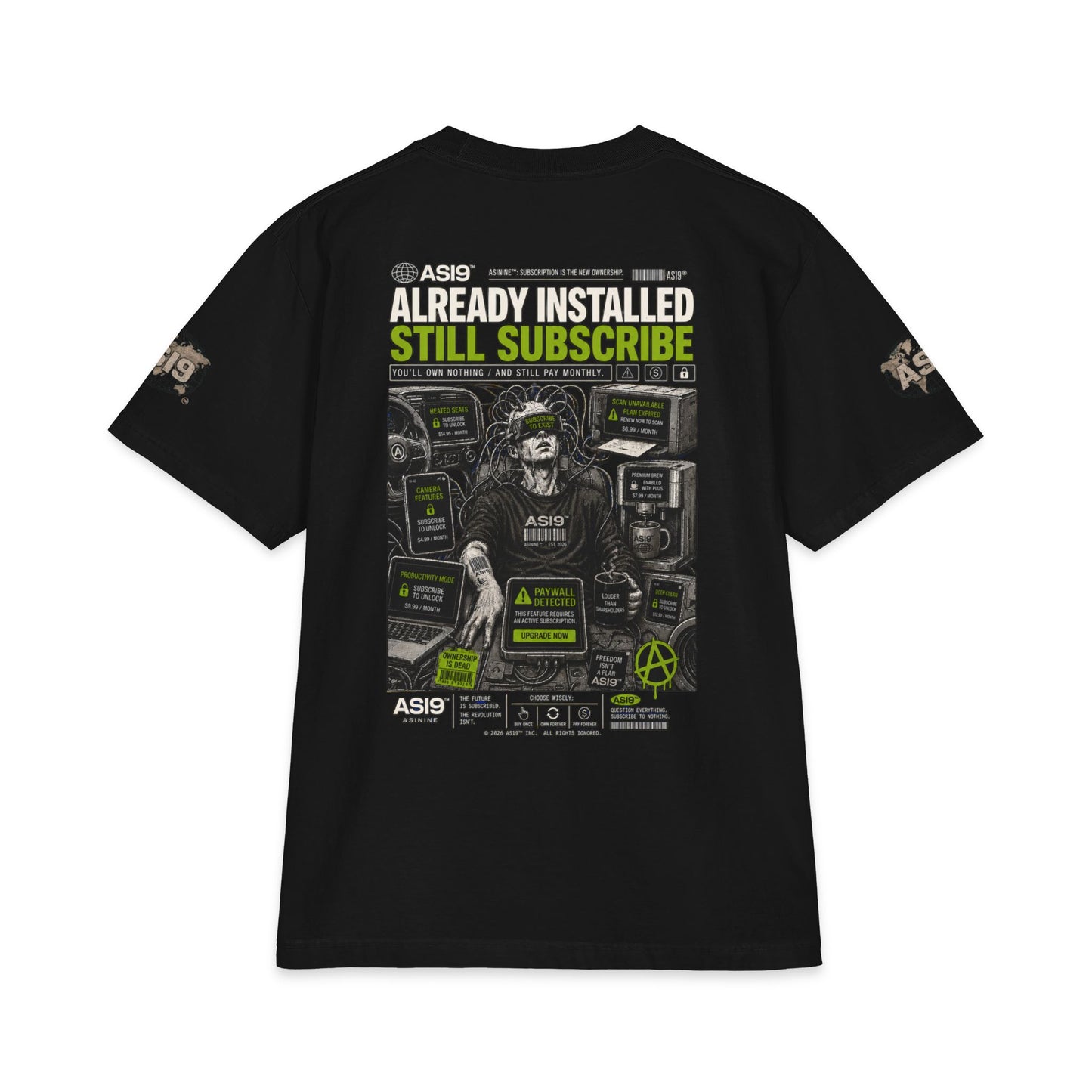 Subscription Everything: Paywall Detected T-Shirt