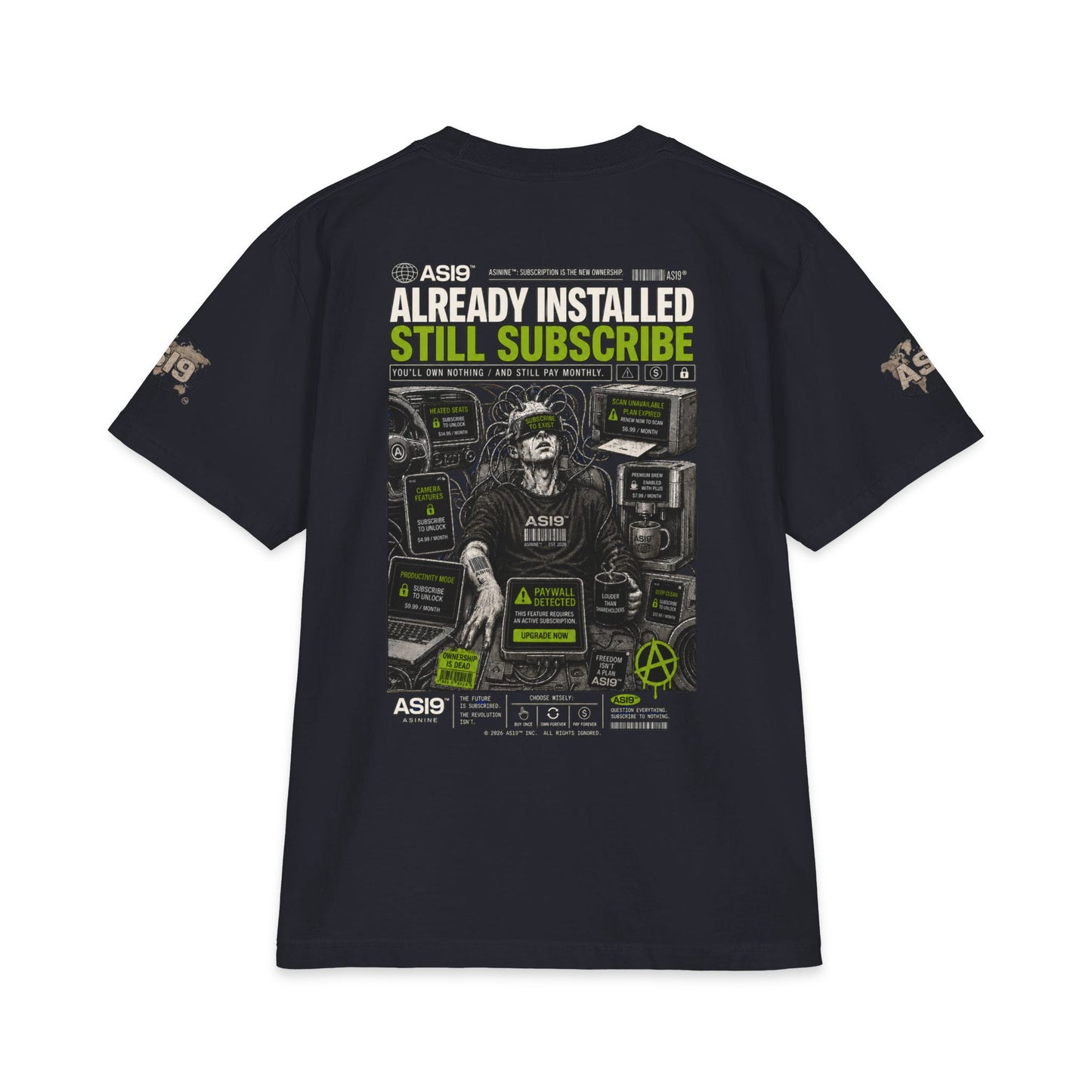Subscription Everything: Paywall Detected T-Shirt
