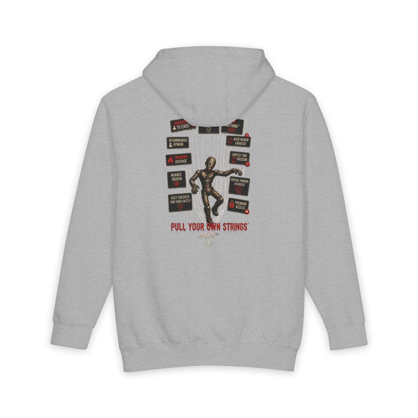 Control Systems: Pull Your Own Strings — Heavyweight Hoodie