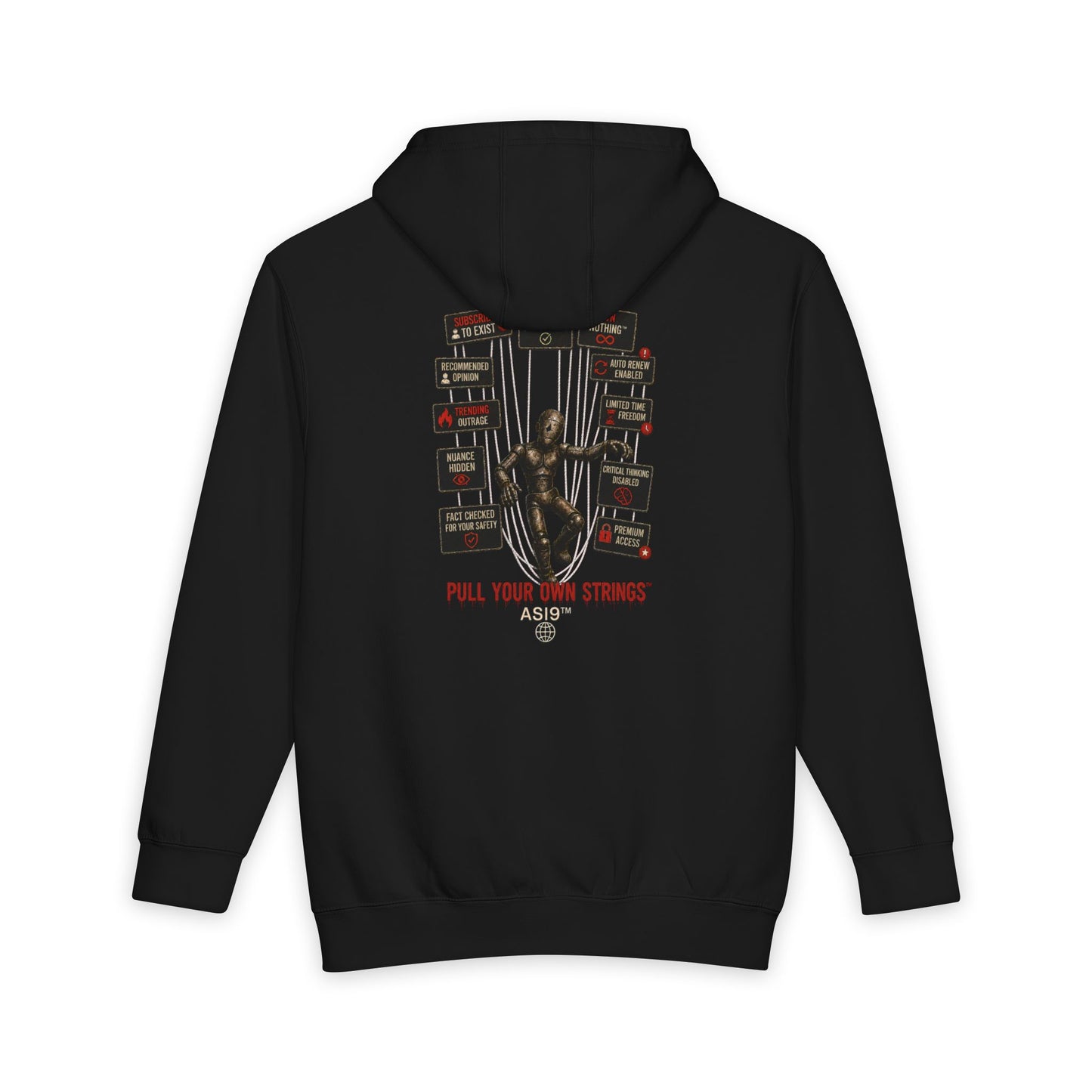 Control Systems: Pull Your Own Strings — Heavyweight Hoodie