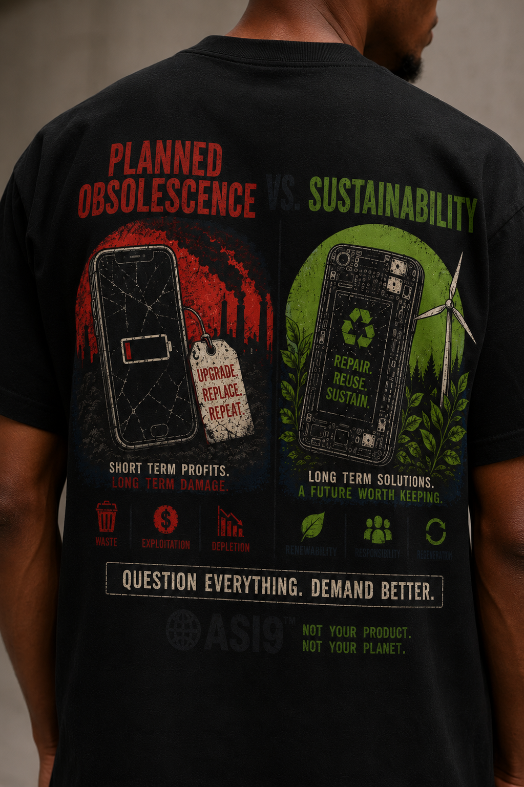 Planned Obsolescence: Designed To Die T-Shirt